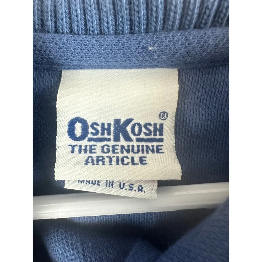 OshKosh B'Gosh Blue Polo‎ Shirt Short Sleeve Embroidered Logo Top size 7